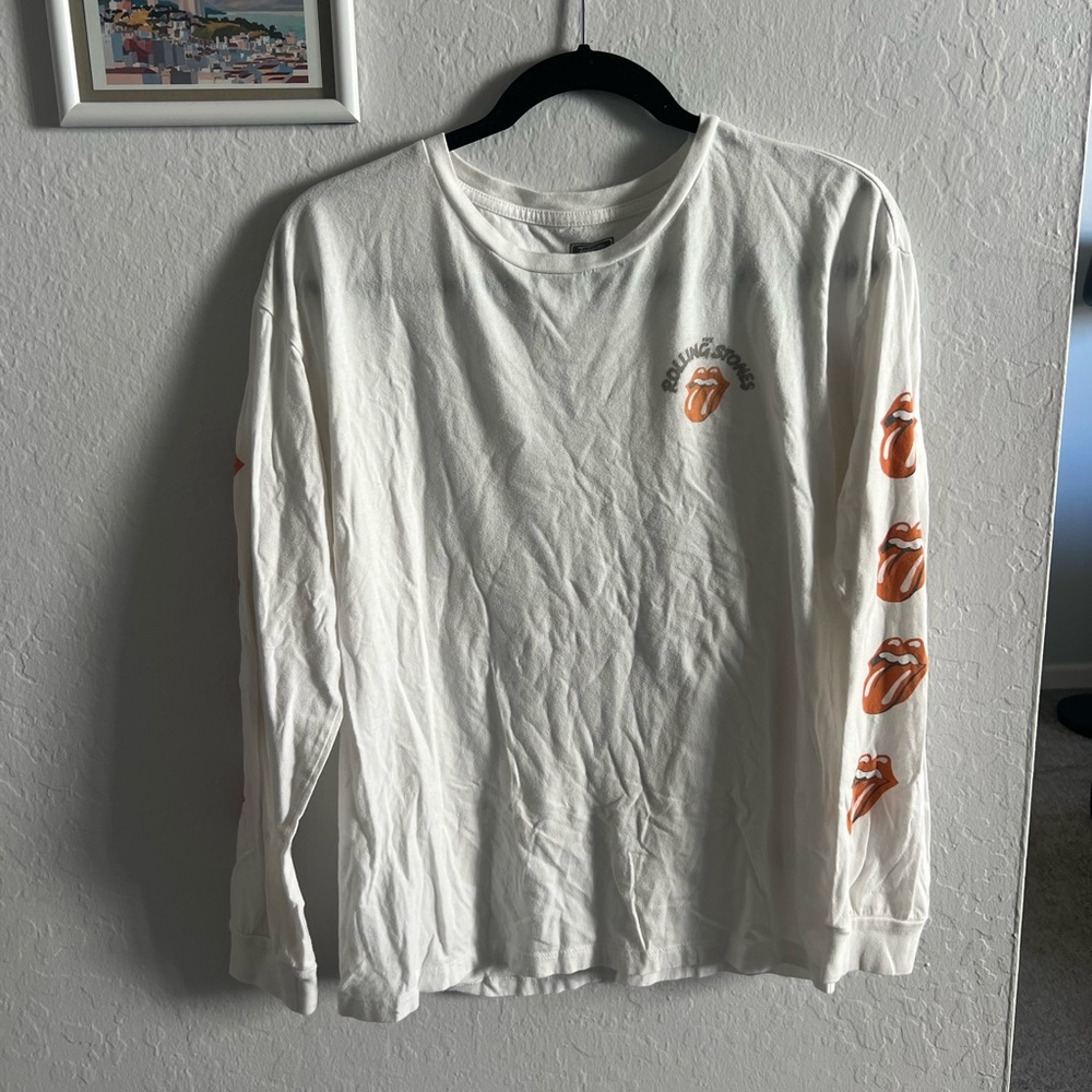 Long Sleeve Rolling Stones Top